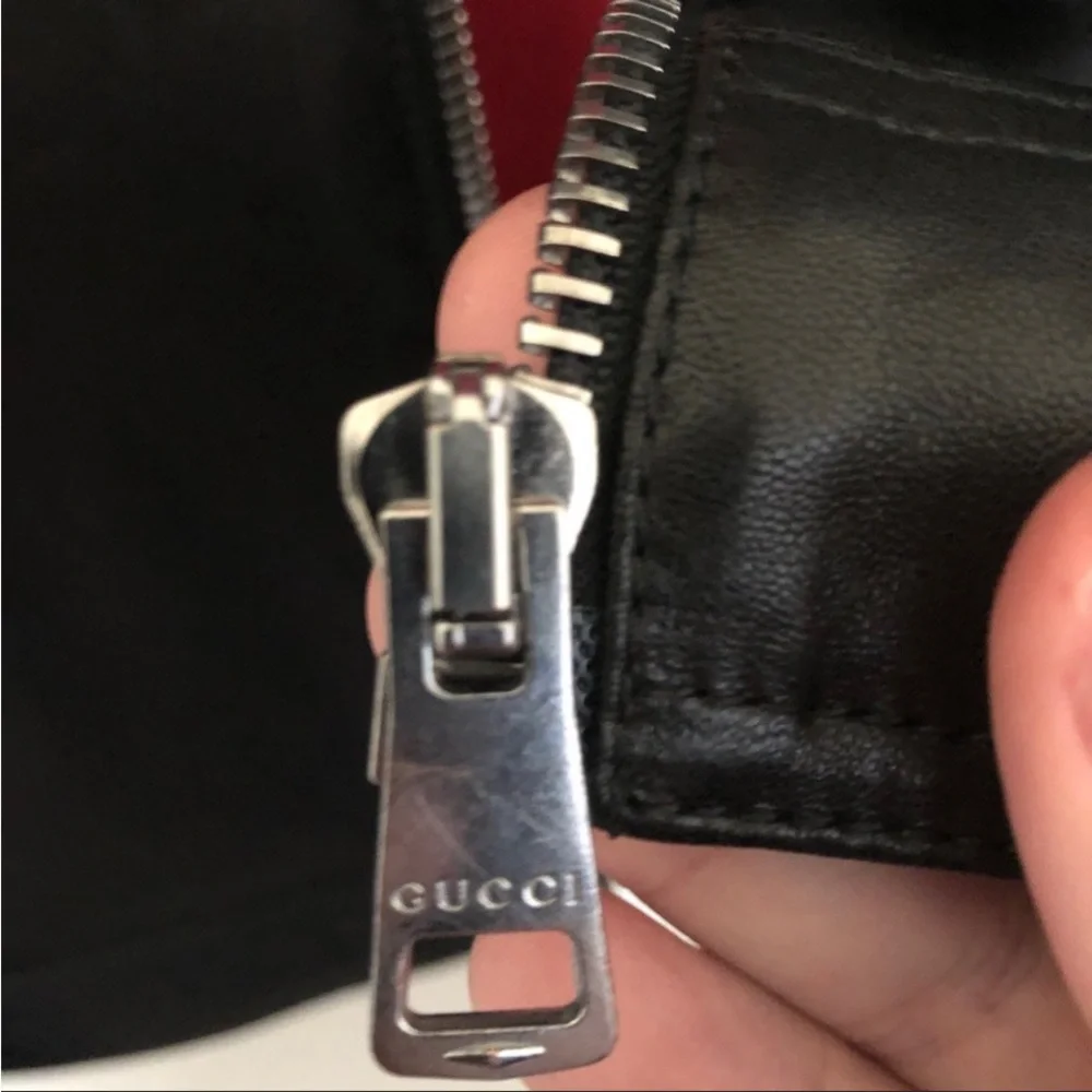 Gucci leather jacket